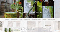 Desktop Screenshot of bodegasfaustinogonzalez.com