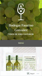 Mobile Screenshot of bodegasfaustinogonzalez.com